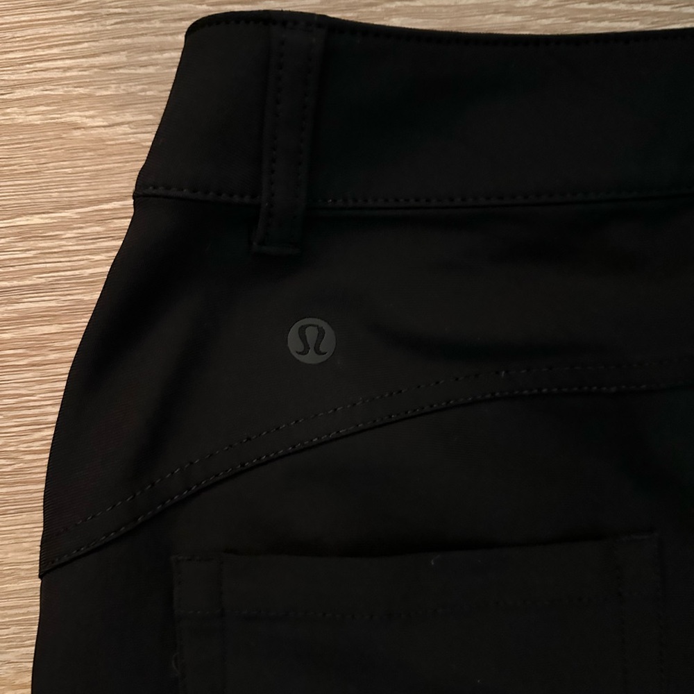 Lululemon Athletica Black City Sleek 5 Pocket High-Rise Wide-Leg Pant 7/8 Length - Picture 4 of 5